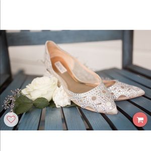 Ivory Badgley Mischka Wedding/Event Flats